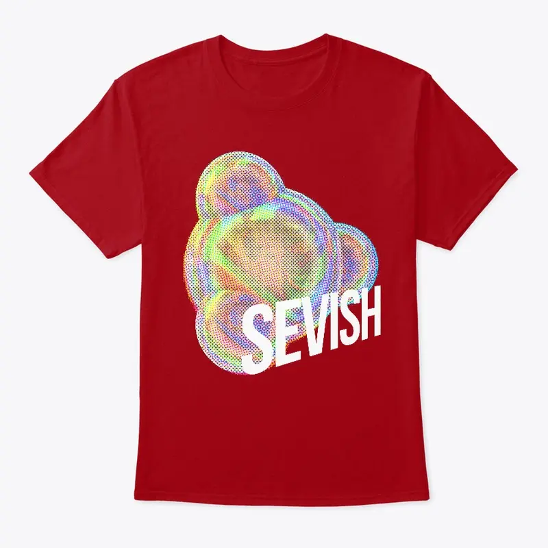 Bubble Halftone with Sevish logo